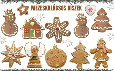 Mézeskalács figurák és díszek válogatása