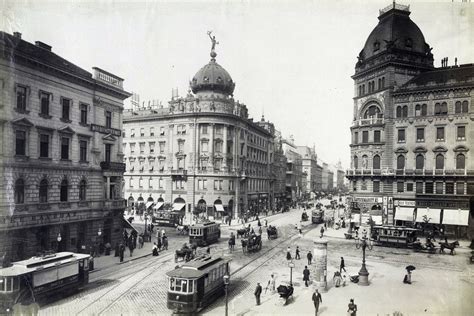 Budapesti utcakép Podmaniczky utcával