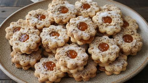 diós linzer karikák