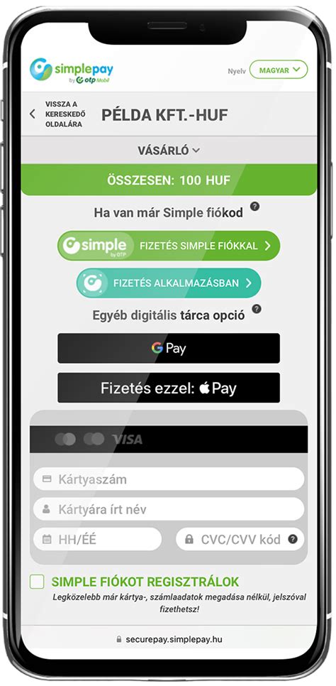 Szállítási és fizetési opciók összefoglalója