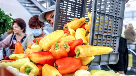 Zöldpaprika a Budapesti Nagybani Piacon