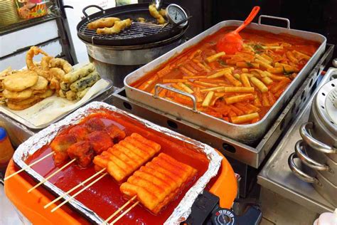 Tteokbokki street food stall
