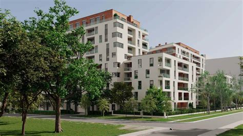 modern budapesti lakópark zöldövezetben