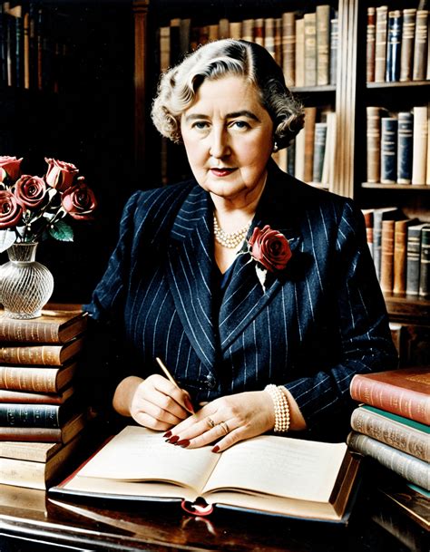 Agatha Christie portréja