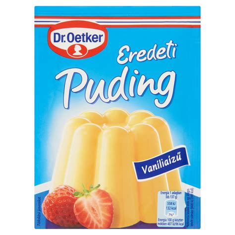 Vaníliás puding alapanyagok