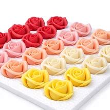 Marcipán rózsák tortadíszítéshez