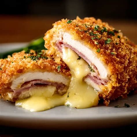 Cordon bleu tányéron