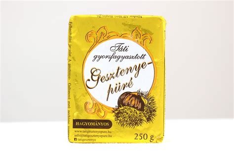 Gesztenye és gesztenyepüré