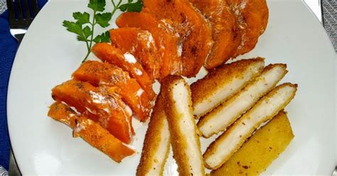 Sütőtök köret tálalva