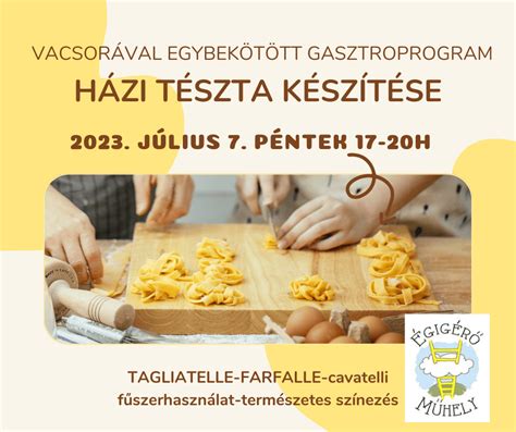 Kézzel gyúrt tészta készítése hagyományos eszközökkel