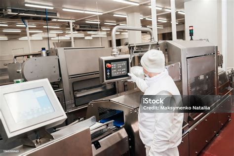 Modern fagylaltkészítő üzem