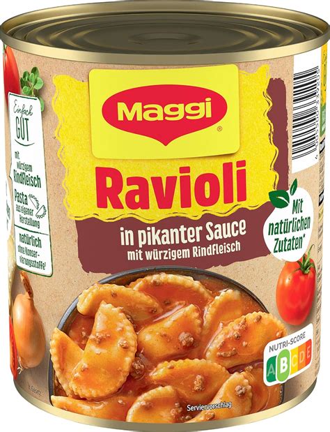 Ravioli etikett