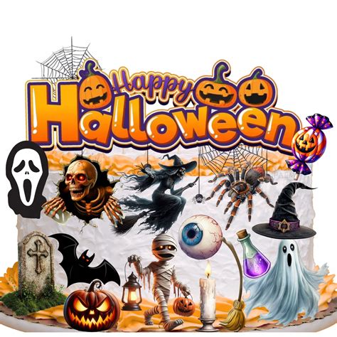 halloween torta díszítés