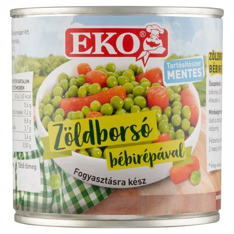 Zöldborsó beltartalmi értékei
