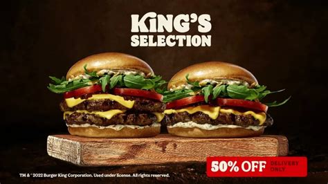 King's Chef Selection burger