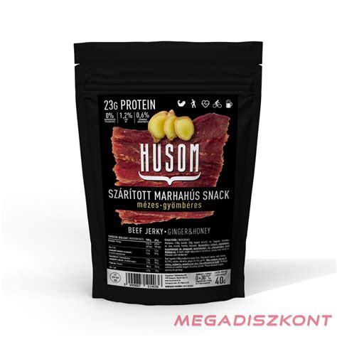 HUSOM szárított marhahús termékcsalád