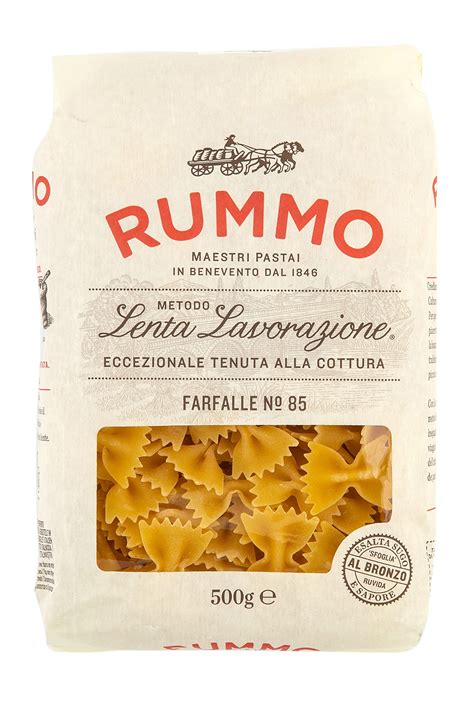 Rummo farfalle tészta csomagolása
