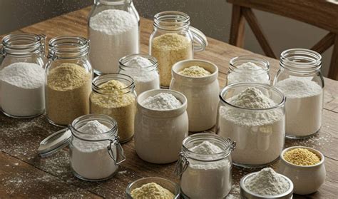 Különböző kenyérlisztek keveréke