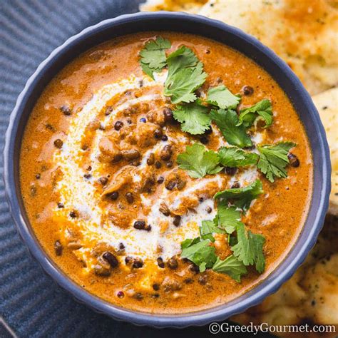 krémes dal makhani tálalva