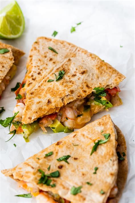 Különböző quesadilla variációk