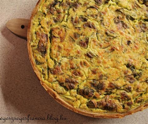 spenótos quiche