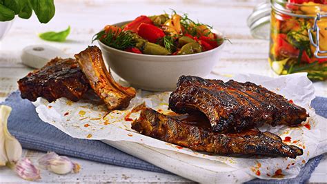 Grillezett sertésoldalas