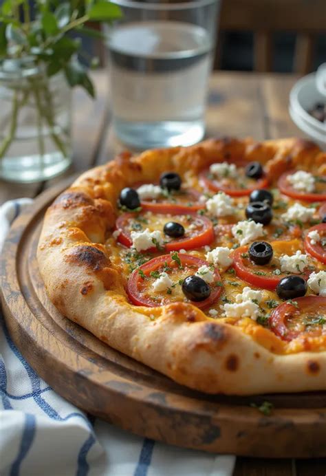 Görög stílusú tésztasaláta feta sajttal és olívabogyóval