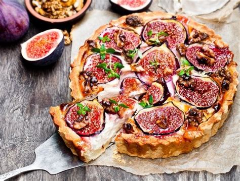 Sós fügés pite szeletelve