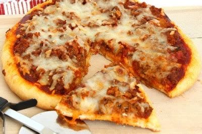 darált húsos pizza