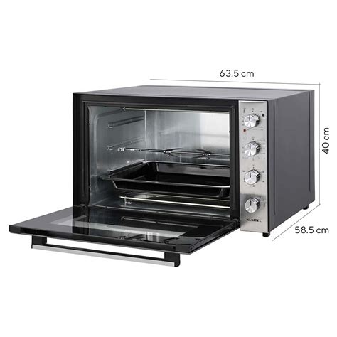 Sütő belső világítással és forgónyárssal