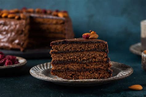 Összetevők egy Sacher tortához