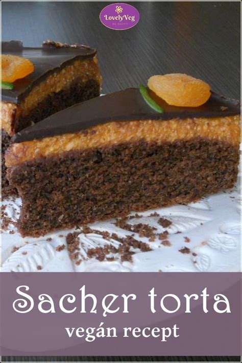 Vegán Sacher torta