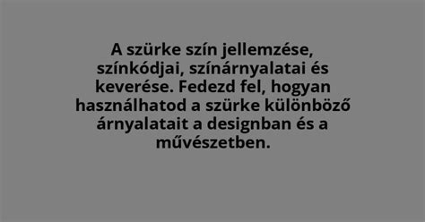 barna és szürke árnyalatok keverési segédlet
