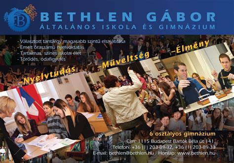Infografika: A Bethlen Gimnázium versenyrendszere