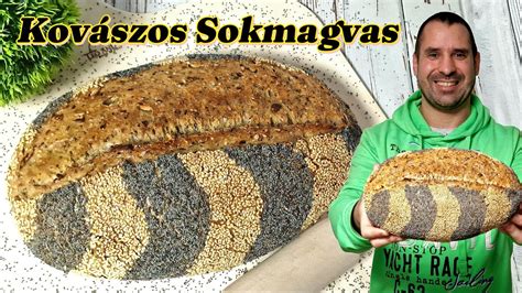 Sokmagvas kenyér szeletek