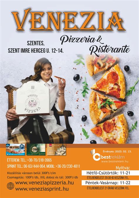 Szentes térképe a Venezia Pizzéria elhelyezkedésével, a vasútállomás és a szabadidőpark közelében