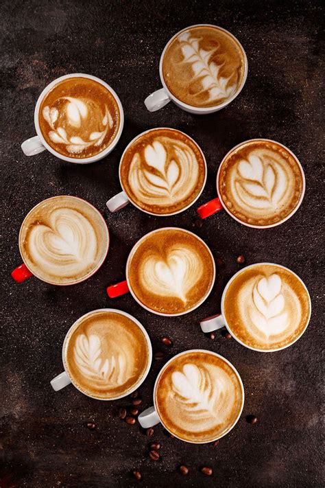 Különleges kávé latte art