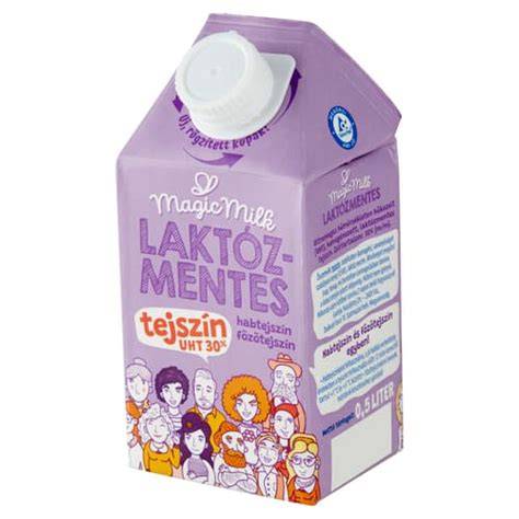 Laktózmentes tejszín és tejtermékek