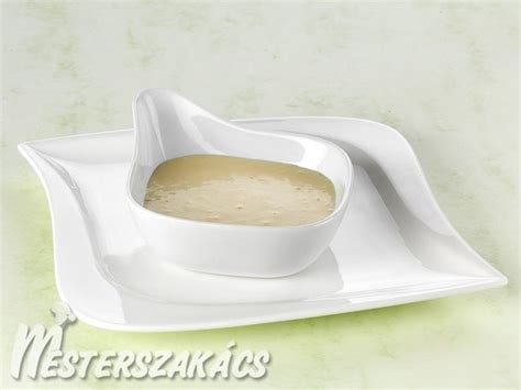 Különböző velouté mártás variációk