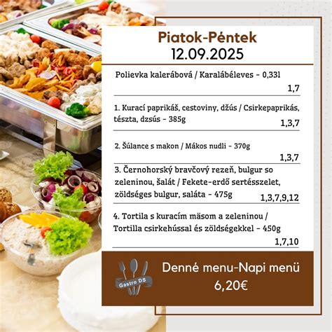 hetes menü, kedvezményes étkezés
