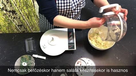 Tepertő darálása konyhai robotgéppel