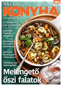 magazin borítója receptekkel