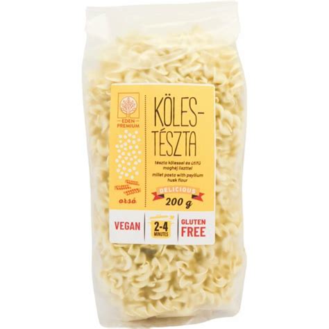 Kész köles tészta egy tányérban