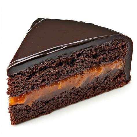 Sacher torte with chocolate glaze and apricot filling