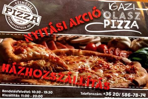 Kézműves pizza készítés a Marina Ételbárban
