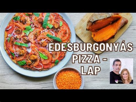 Édesburgonyás pizza