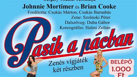 Pasik a Pácban előadás plakátja