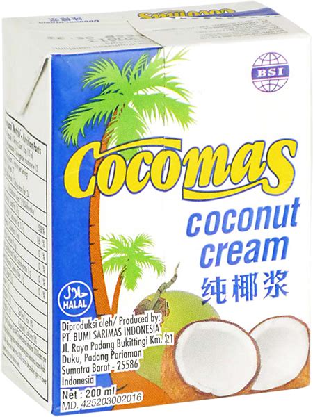 Cocomas kókuszkrém csomagolása és kókuszdiók