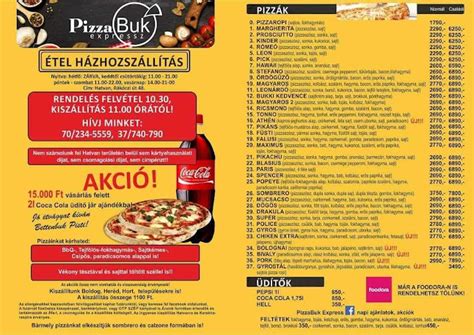PizzaBuk Expressz Hatvan étterem bejárata