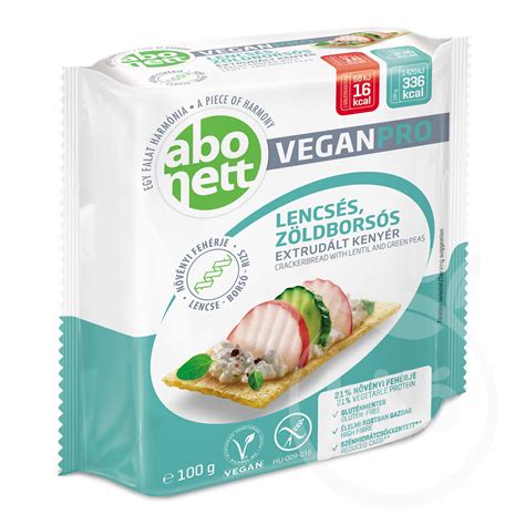 Tápanyagtáblázat Abonett Natúr extrudált kenyérhez